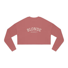 Load image into Gallery viewer, BLONDE UNI CROP Sweatshirt